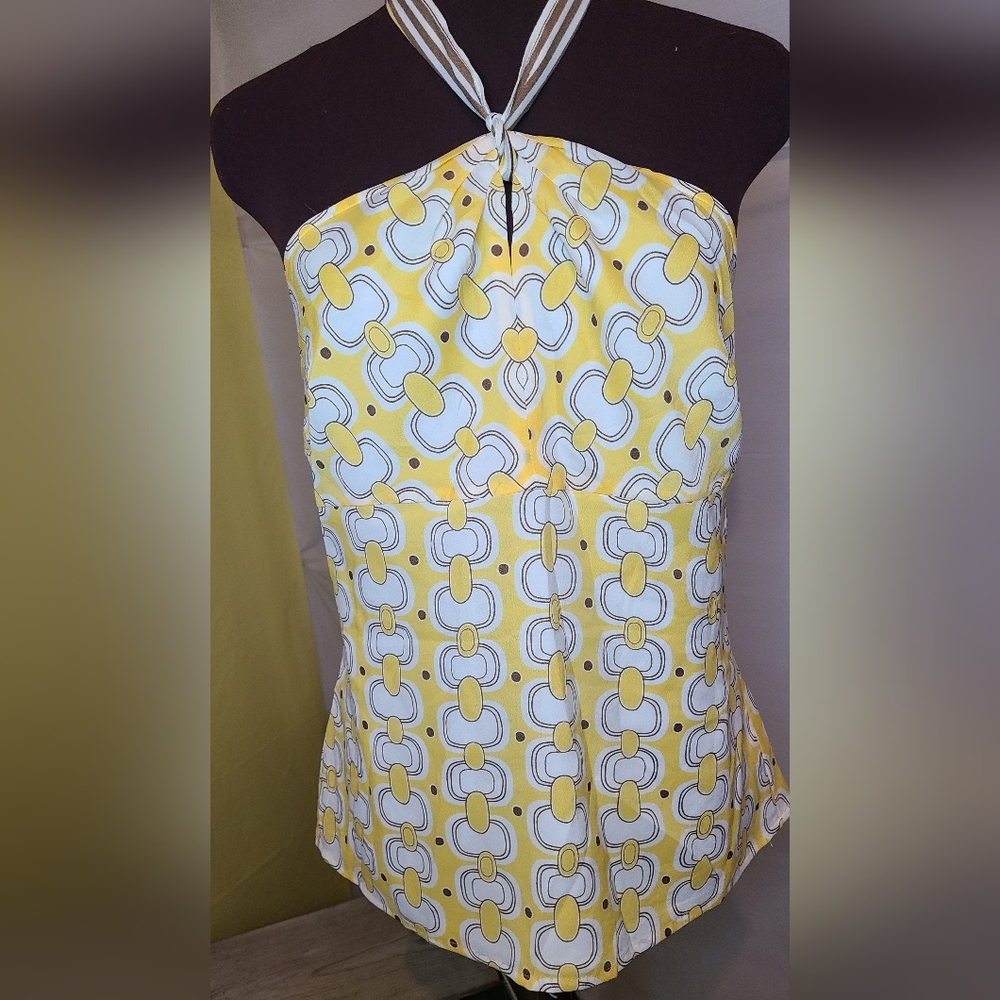 NWT Loft Gorgeous Tie Neck Halter Top Sz 6